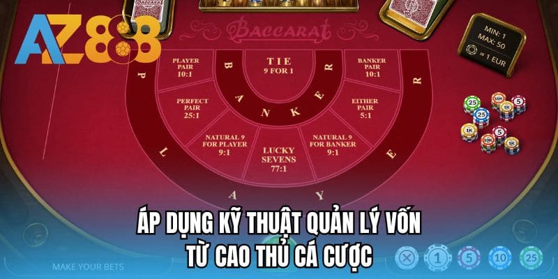Áp dụng kỹ thuật quản lý vốn từ cao thủ cá cược